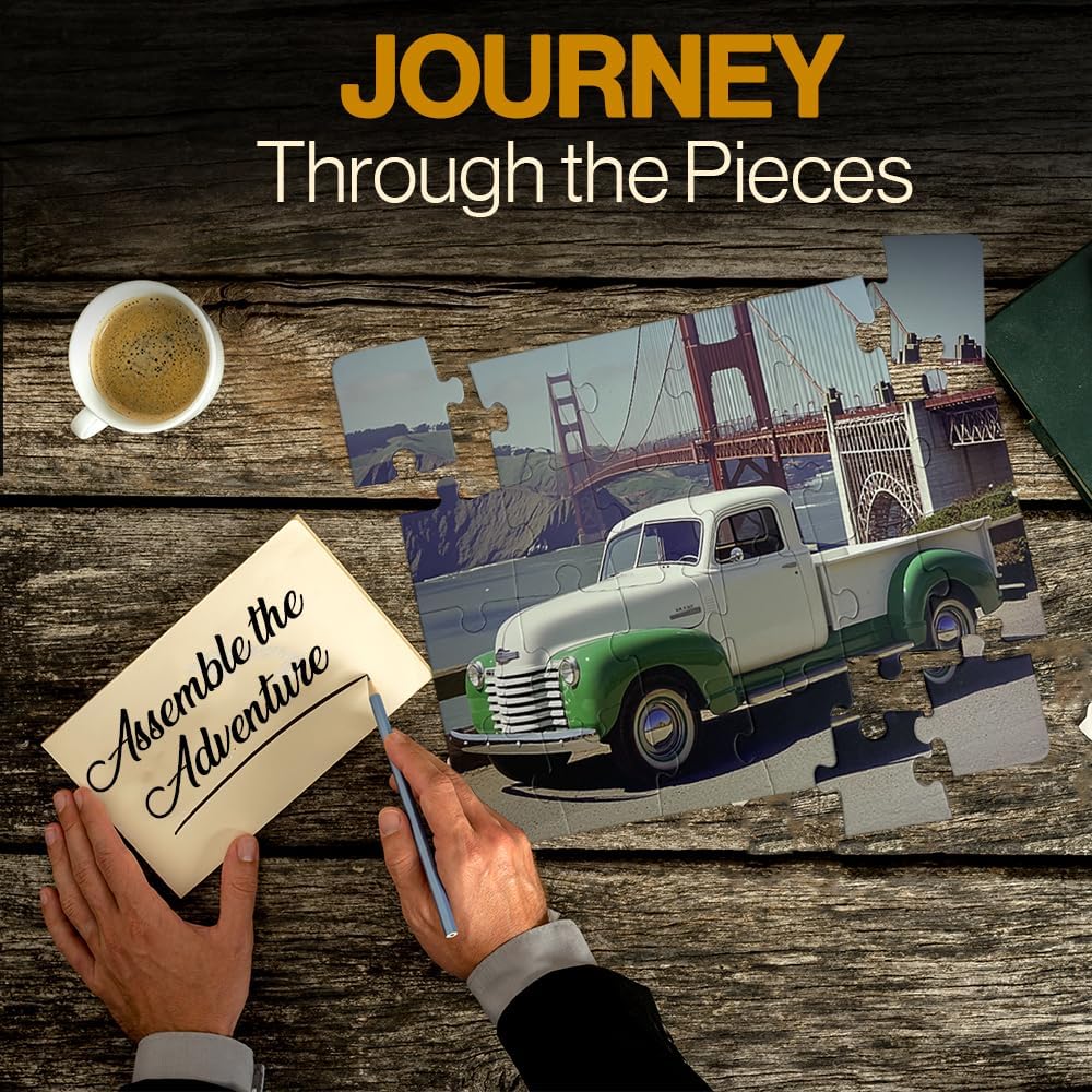 Anchor Level 2 Activity – 24-Piece Classic Truck Scene | Memory Care Support for Seniors with Dementia and Alzheimer’s