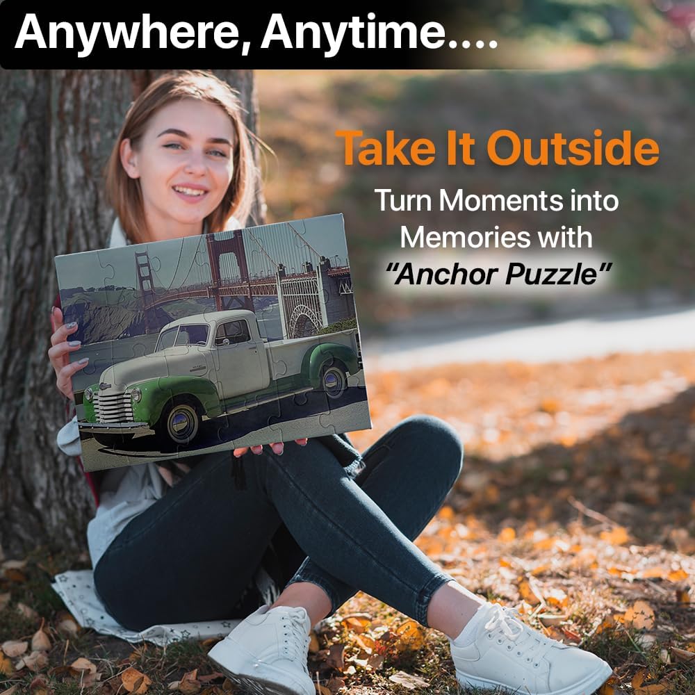 Anchor Level 2 Activity – 24-Piece Classic Truck Scene | Memory Care Support for Seniors with Dementia and Alzheimer’s