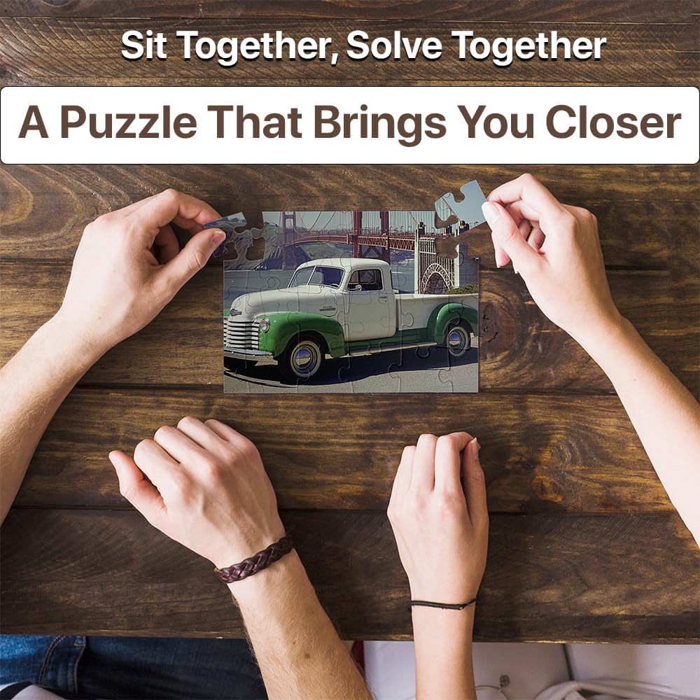 Anchor Level 2 Activity – 24-Piece Classic Truck Scene | Memory Care Support for Seniors with Dementia and Alzheimer’s