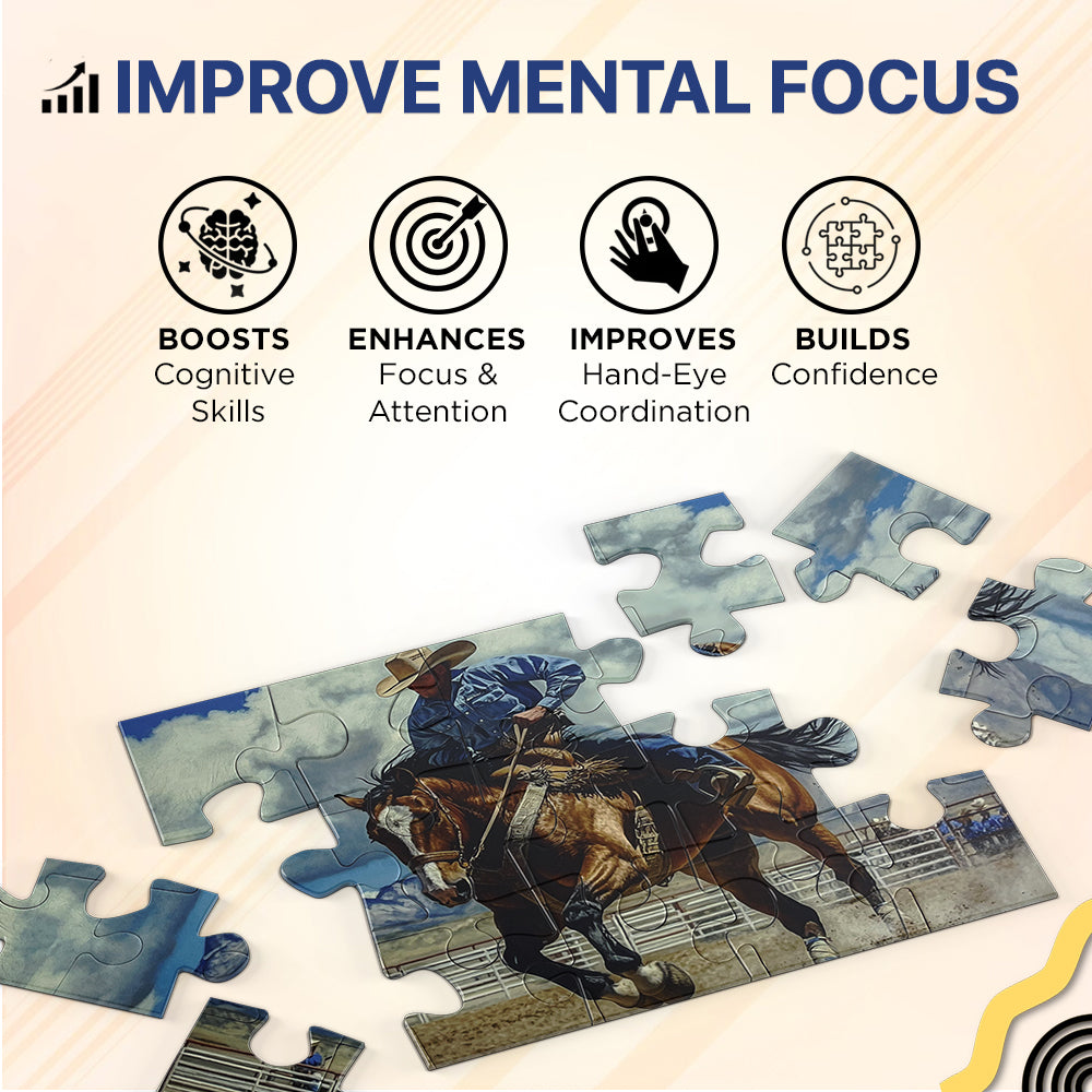 Anchor Level 3 – 15-Piece Saddle Up Activity | Cognitive Support for Seniors with Alzheimer’s, Dementia, and Memory Care