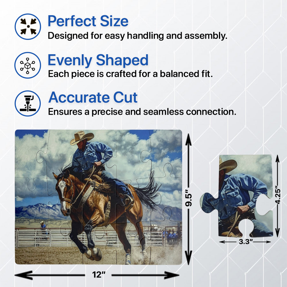 Anchor Level 3 – 15-Piece Saddle Up Activity | Cognitive Support for Seniors with Alzheimer’s, Dementia, and Memory Care