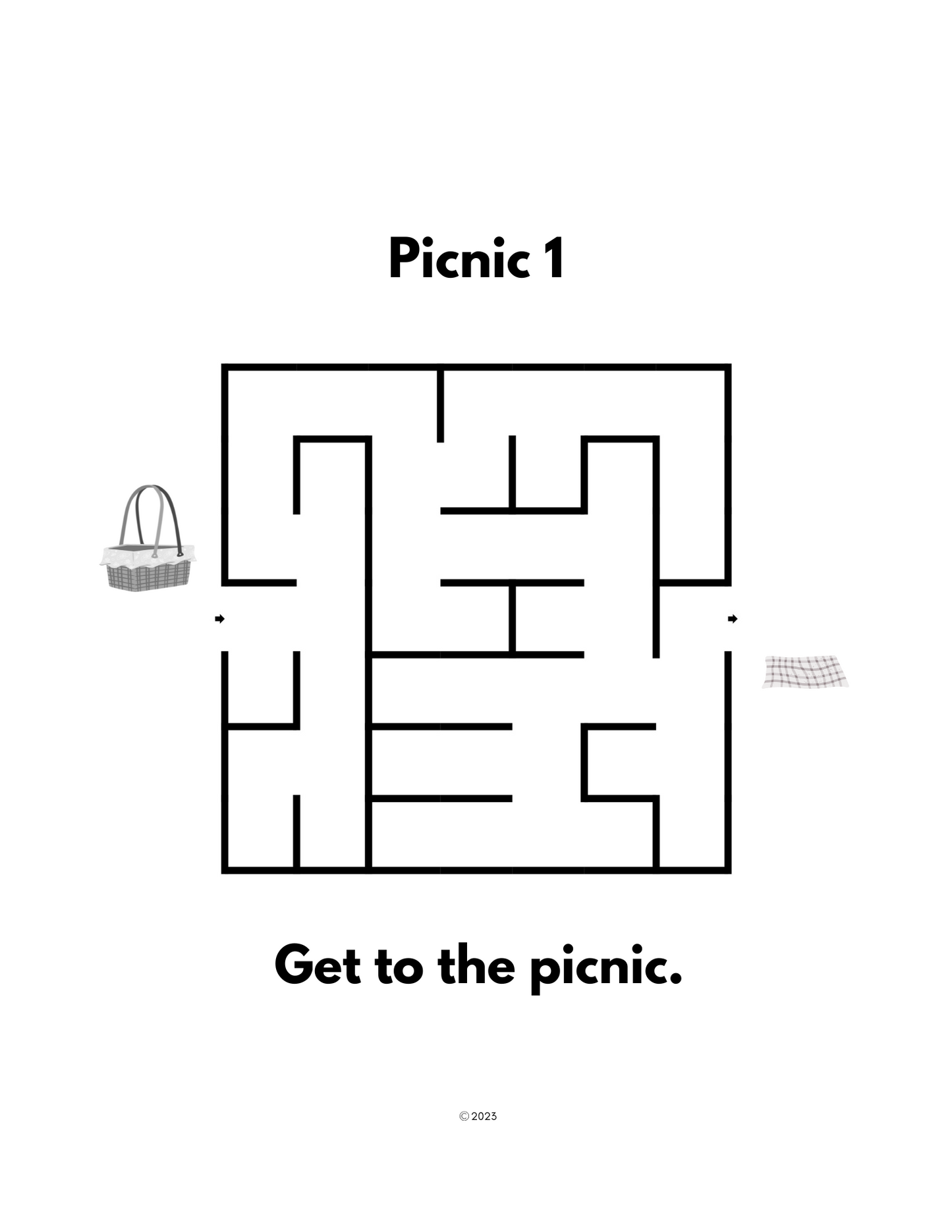 Printable Maze Activity Pack – Level 3 Easy(150 Mazes + Conversation Starters) | Large Print PDF for Adult Cognitive Support