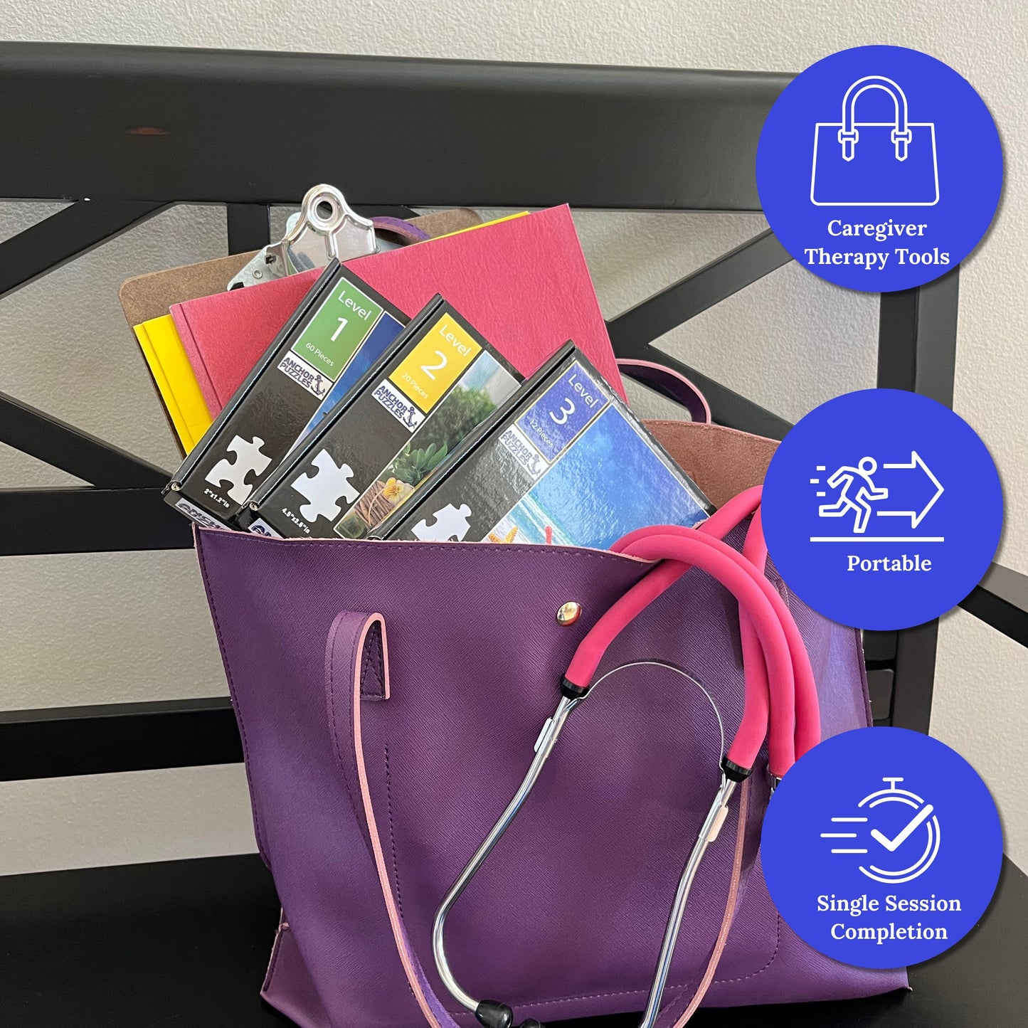Anchor Level 1 – 60-Piece Cleared for Takeoff Airplane Scene | Cognitive Support Activity for Seniors and Dementia Care