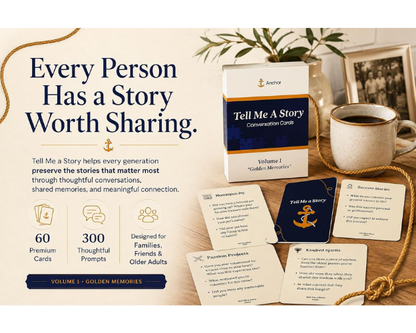 Tell Me a Story: Golden Memories | Conversation Cards for Adults