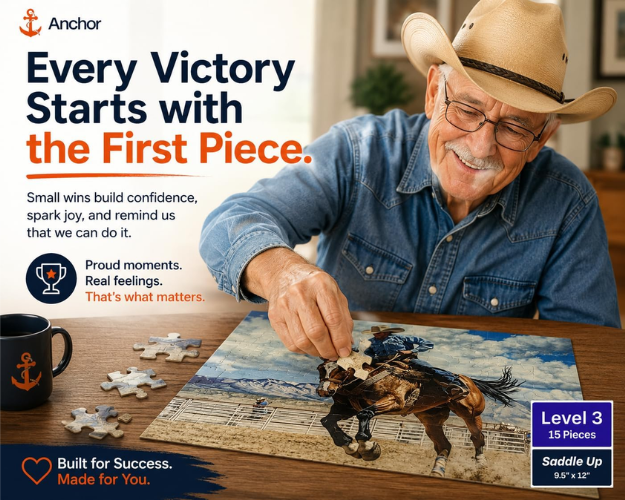 Saddle Up Puzzle | Level 3 | 15 Pieces