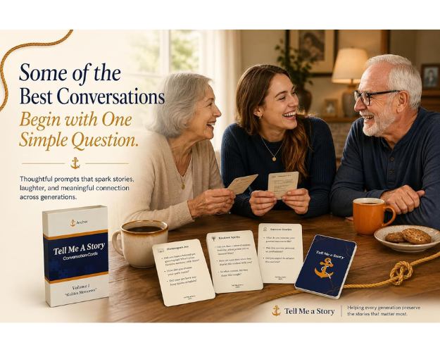 Tell Me a Story: Golden Memories | Conversation Cards for Adults