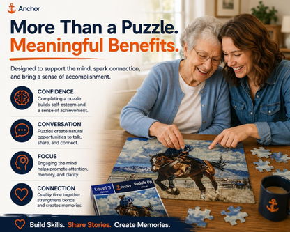 Saddle Up Puzzle | Level 3 | 15 Pieces