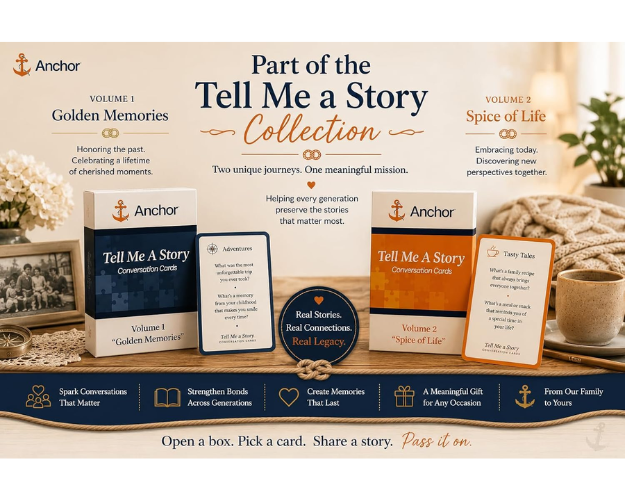 Tell Me a Story: Golden Memories | Conversation Cards for Adults