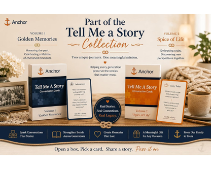 Tell Me a Story: Golden Memories | Conversation Cards for Adults
