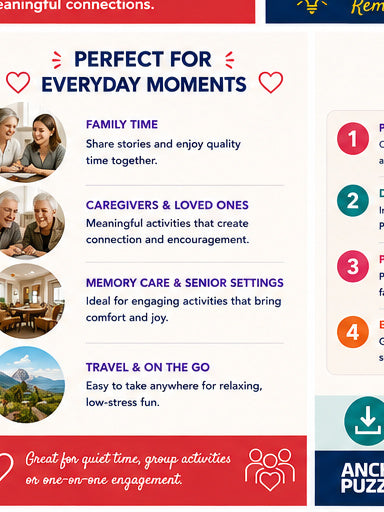 Adult Maze Book Level 3 | Easy Mazes for Seniors | Dementia & Memory Care Activities | Large Print Adult Activity | Printable PDF