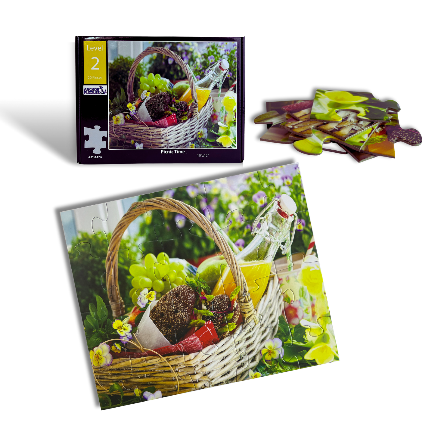 "Picnic Time" 20-Piece Jigsaw Puzzle